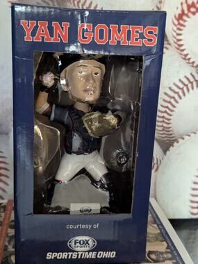 ⚾ Yan Gomes Cleveland Indians SGA 2016 Bobblehead NIB MLB Catcher